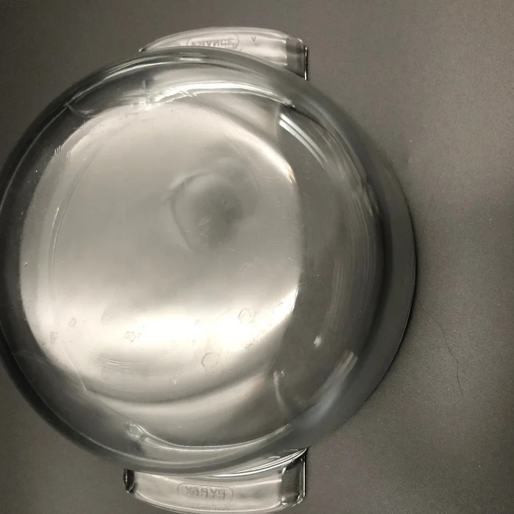 Vintage PYREX de Corning France 453 Clear Glass Casserole Dish Lid 1.5L MCM 70s